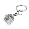 Key Rings Nine Planets Planet Time Gem Keychain Glass Cabochon Ball Pendant Key Ring Handbag Hangs Fashion Jewelry Gift Jewelry Dhykn