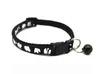 Collier de chien de chat facile à porter avec cloche réglable boucle collier de chien chat chiot fournitures pour animaux de compagnie accessoires de chien de chat petit bateau gratuit en gros