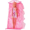 Dolls Pink Doll Meble Akcesoria do ubrań Toys Play Girls Birthday Prezent 231013