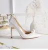 SURES BUTS Kobiety Pumps Modne buty damskie Współczesne Pearl High Heels 8cm Stiletto Red Bridal Wedding Buty 231012
