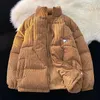 Men's Down Parkas Solid Color Oversize Winter Coat Casual Thicken Streetwear Trend Bubble Jacket Comfortable Puffer Men 231012