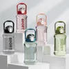 Tumblers 1400 ml vattenflaska för sport bärbar läcksäker PC Gym Drinkware tom transparent plast med artikel 231013