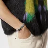 Farbige Zirkon-Spleiß-Herrenkette, Halskette, italienisches Design, Mode, Straßentrend, Armband, Accessoires316C