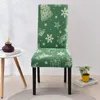 Chair Covers Elk Pattern Festival Decoration Accessories Living Room Sleeve Layout Dust -proof Rental House Family