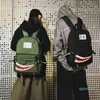 Trendig ryggsäck gata trend back pack men koreansk version kreativ haj mode skolväska fritid för gymnasieelever