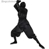 Themakostuum Halloween Komt Japanse heren Zwart Wit Ninja Cosplay Pak Prestaties ComeL231013