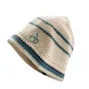 Berretti Cappello da donna alla moda Ciliegio Autunno Inverno Donna Protezione per le orecchie Cupola Pescatore