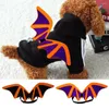 Hundebekleidung Einzigartiges Haustierkostüm Auffälliges Halloween-Fledermausflügel-Transformationszubehör für Katzenhunde mit feinen Haustieren