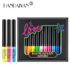 Combinaison ombre à paupières/liner HANDAIYAN Kit d'eyeliner liquide coloré 12 couleurs/ensemble mat imperméable longue durée ensemble de crayons pour les yeux colorés maquillage cosmétiques 231012