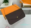 تصميمات المساء تصميم السلسلة المنقوشة ثلاثة في واحد Leathe Women Messenger Bag Bag Bag Bag Crossbod