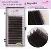 Ciglia finte Individuali Estensione ciglia finte Ciglia Ciglia di visone Finte Cilios Posticos Natural Faux Cils Eye Lash Wimpers Set 5 pz / lotto 231012