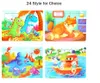 Puzzle 3D en bois avec animaux de dessin animé, Puzzle cognitif pour enfants, jouets éducatifs pour bébés, 15x11cm