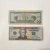 Melhor 3a 100% Tamanho Fake USA Party Supplies Prop Money Movie Banknote Paper Novidade Toys 1 5 10 20 50 100 100 Dollar Crianças Presente