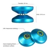 Tol Magic Yoyo V3 Responsieve hoge snelheid aluminium jojo CNC-draaibank met touwtje voor jongens meisjes kinderen kinderen zwart y231012