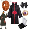 Thema Kostüm Anime Akatsuki Obito Cosplay Come für Jungen Obito Maske Karneval Halloween Come Kinder Erwachsene Geeignete Höhe 135cm-185cmL231013