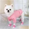 Hundkläder hundkläder strumpor hundskydd med tecknad mönster för utomhus hem trädgård husdjur leveranser hund leverans ot7oc