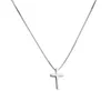 Pendanthalsband Trenden 925 Sterling Silver Cross Pendants Halsband för Menwomen Vintage Gothic Cross Necklace Chain Jewelry Gift 231013