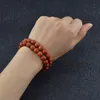 4mm 6mm 8mm 10mm 12mm Natural stone Red Jasper bracelet Gemstone Healing Power Energy Beads Elastic Stretch stone round Beads bracelet