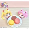 Mascotte Kostuums 10 cm anime Sailor Moon Tsukino Usagi Sailor Mini Moon Figuur Kawaii Q -versie Opzoek actie Figuur verzamelmodel Speelgoed Geschenken