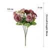 Dried Flowers Vintage 1 bunch of new artificial silk flowers High quality autumn peony cuckoo Christmas wedding Family room decoration Photos 231013