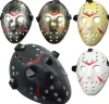 Toptan Masquerade Maskeleri Jason Voorhees Mask Cuma 13. Korku Filmi Hokey Maskesi Korkunç Cadılar Bayramı Kostüm Cosplay Plastik Parti Maskeleri 1013