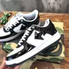 OG APbapesta Designer AP shose Sta Scarpe casual Sk8 Uomo Donna Nero Bianco Verde pastello Pelle scamosciata Uomo Donna Scarpe da ginnastica Forma scimmia MEDICOM TOY CAMO Sport all'aria aperta Jogging