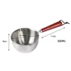 Pannkannor Portable Milk Pot Small Freying Pan Mini Polering Yt Rust-Proof käskor Stockpots 150 ml/300 ml 304 Material Home Garde Oty5w