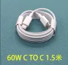 60W PD USB C do USB C Kabel danych dla Samsung S22 S23 15 Pro Max Plus Type C Kabel szybkiego ładowania