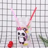 Disposable Cups Straws 25Pcs Heart Shaped Bubble Tea Straw Plastic Drinking Reusable For Boba Milkshake Smoothie Slushie Juice