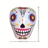 1pc, Día de los Muertos Globo inflable decorativo Festival de PVC engrosado Adornos frescos Las luces coloridas se pueden controlar de forma remota, Decoración de escena, Decoración de festivales,