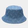 Bérets LDSLYJR Cowboy Solid Bucket Hat Pêcheur Voyage en plein air Sun Cap Chapeaux pour hommes et femmes 284