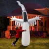 12 ft Halloween Uppblåsbar tornande fruktansvärda skrämmande spöke med inbyggd ledning Remote Control, för Halloween Ghost Ornament Home Decor gåva, fest utomhus trädgårdsdekor