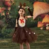 Kostium motywu Kids Halloween Sukienki świąteczne Święta Reindeer Święty Rok