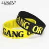 1 PC nouvelle mode Taylor Gang ou Die couleur remplie d'encre bracelet en Silicone large bracelets bracelets bande pour cadeau à offrir SH1421297b