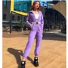 Kvinnors jumpsuits Rompers Fashion Women Zipper Stand Collar Big Pocket Loose Belt Casual Cargo Overaller PlaySuits TR237R