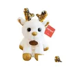 Plush Dolls Plush Toy Colorf Deer Doll Christmas Party Wedding Tossing Small Dolls Event Gift Children Gifts Stuffed Animals Toys Gift Dhrnp