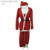 Costume de thème X7YA Noël Santa Come Set Santa Cosplay Barbe Dress Up Cosplay Santa Clauss Favor Carnavals Performance T231013