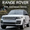 Diecast Model Car Large 118 Range Rover SUV Offroad Vehicle Eloy Model Car Diecast Scale Static Collection Sound Light Toy Car Gift For Kids 231012