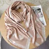 Scarves Ltaly For Ladies Fashion is Super Beautiful Print Color Ring Scarf Big Square Satin 231012