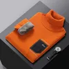 Männer Pullover Top Grade Mode Marke Kaschmir Pullover Männer Weiche Warme Winter Pullover Herren Hübscher Rollkragen Dicke Pull Homme 231012