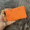 Borsa da donna in rilievo alla moda di lusso Portafoglio Zero Borsa per carte multiporta Porta biglietti da visita mini portafoglio sottile da donna