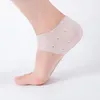 1000pcslot herramienta de cuidado de pies de silicona Gel hidratante calcetines de talón Protector de cuidado de la piel agrietada monitores de salud de pedicura masajeador ZZ