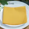 Table Napkin 20pcs Linen Napkins Polyester Diner 12inch X 12inch Handkerchief Hanky Wedding Party Supply Birthday Banquet 30cm X 30cm 231013