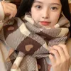 Scarves Scarves Women Knitted Heart-pattern Plaid Lovey Girl Winter Keep Warm College Fashionable Leisure Chic Classy Female AccessoriesL231013