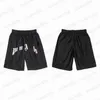 mode shorts mens shorts lyx designer kvinnor palmss korta byxor bokstav tryck remsa webbing avslappnad fempunktskläder 2023 sommarstrandkläder