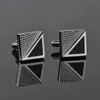 蝶ネクタイQuality Square Cuff Fashion Men's FrenchSharts Cuff Cufflinks Business WeddingCufflinkボタンスーツアクセサリージュエリーレトロ231012