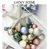 Christmas Decorations 12PCS/30PCS Plastic Christmas Balls Ornament Indoor Year Xmas Tree Decor Ball Home Christmas Decoration S00869 231013