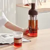 1000 ml kall brygg kaffekrukor hushållsglas kaffestillverkare juice frukt te kallbrygg flaska kaffekoka kikare tekanna handgjorda kaffefyllningar