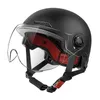 Cascos de ciclismo 1 unids Casco de motocicleta Hombres Mujer Lente de montar eléctrica Cuatro estaciones Ventilación cómoda Seguridad ajustable 231012