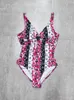 24SS Designer Swim Wear Projektanci Women Swimsuit Włochy Fashion Fashion Bikini dla kobiet Sexy Floral Sexy Kąpiel Seksys Seksys One częściowe stroje kąpielowe #77